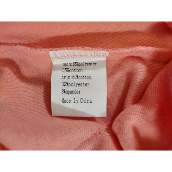 Hooded sweatshirt with zip on the front, short sleeves in pink, size S, NWOT. - Picture 5 of 10